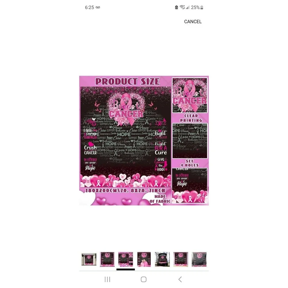 Breast Cancer Awareness Photography Backdrop Breast Cancer Awareness Month